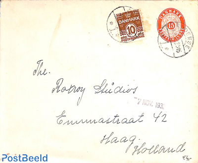 Envelope 15o, uprated to Holland
