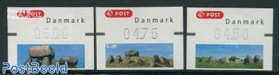 Automat stamps 3v (face value may vary)