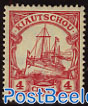 4c, Kiautschou with WM, Stamp out of set