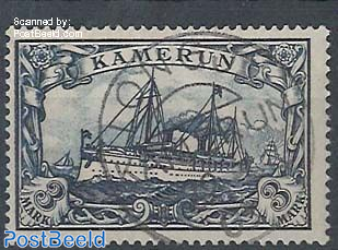 Kamerun, 3M, used, signed Botke