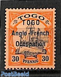 Togo, Anglo-French occupation 30pf