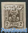 Magdeburg, Private Issue 1v, brown, imperforated