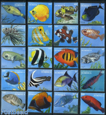 Definitives, fish 20v