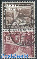 3Pf+12Pf, tete-beche pair from booklet