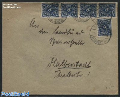 Letter sent within Halberstadt