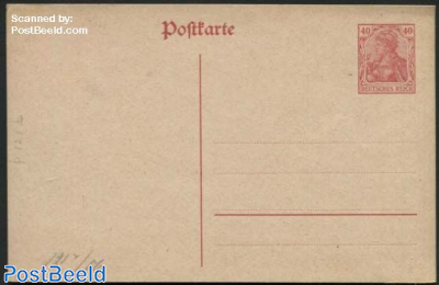 Postcard 40pf, Munich print