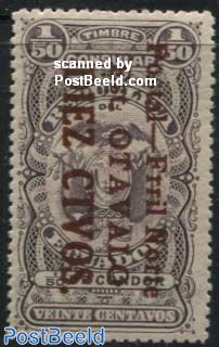 DIEZ CTVOS on 20c, Stamp out of set