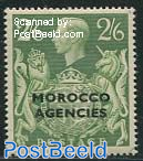 2/6Sh, Morocco Agencies, Stamp out of set
