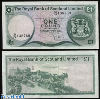The Royal Bank of Scotland, 1 Pound