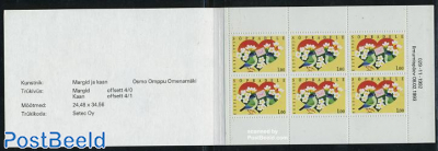 Greeting stamp booklet, joint issue Finland