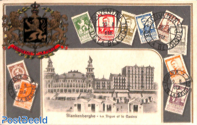 Blankenberghe, Stamps, coat of arms