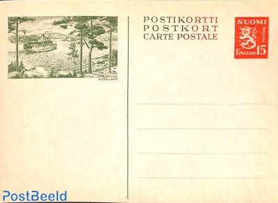 Illustrated postcard 15m, Korpilahti