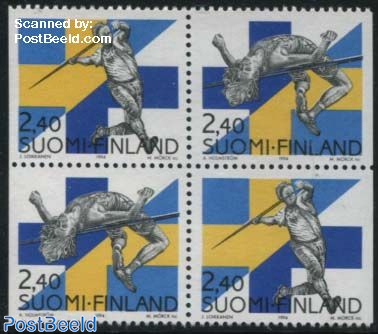 Athletics 2x2v [+], joint issue with Sweden