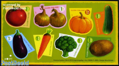 Vegetables 8v s-a in booklet