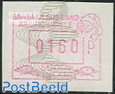 Automat stamp, Santa Claus 1v (denomination may va