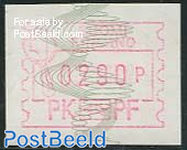 Automat stamp PK PF 1v (denomination may vary)