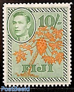 10/-, Stamp out of set