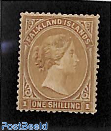 1sh, without WM, Stamp out of set