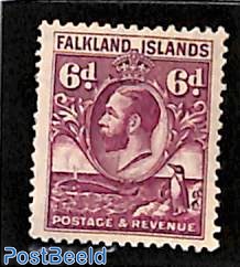 6p, Lilac, Stamp out of set