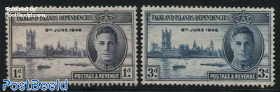 End of world war II 2v