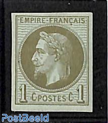 1c olive, unused
