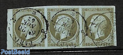 1c, strip of 3 stamps [::]