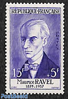 15+5f, Maurice Ravel,  Stamp out of set