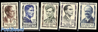 Resistance fighters 5v, imperforated