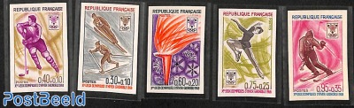 Olympic winter games 5v, imperforated