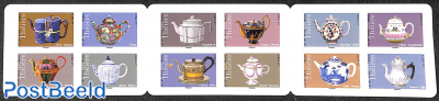 Tea pots 12v s-a in booklet