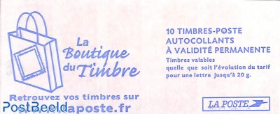 La Boutique du Timbre, Booklet 10x timbre rouge s-a