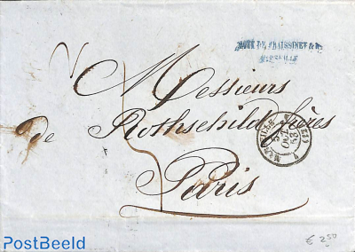 Letter from Marseille to Paris