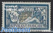 5Fr. blue/yellowbrown, Stamp out of set