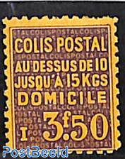 3.50, Colis Postal, Stamp out of set
