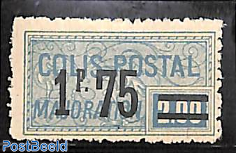 1.75 on 2.00, Colis Postal, Stamp out of set