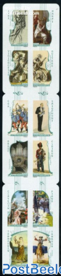 La musique du timbres 12v s-a in foil booklet