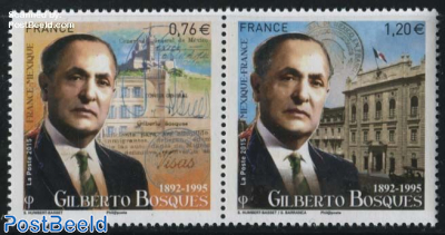 Gilberto Bosques 2v [:], Joint Issue Mexico