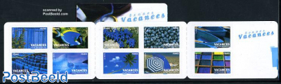 Vacances booklet with 10 s-a stamps