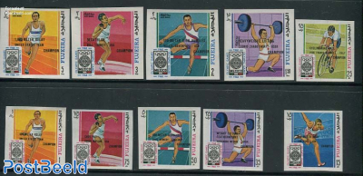 Olympic winners 10v, imperforated