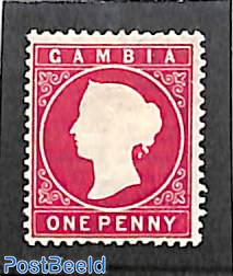1d, WM Crown-CA, Stamp out of set