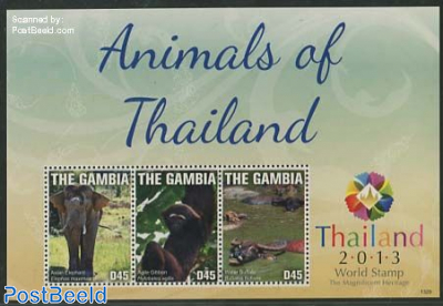 Animals of Thailand 3v m/s
