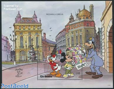 Stamp world s/s (Donald & Mickey)