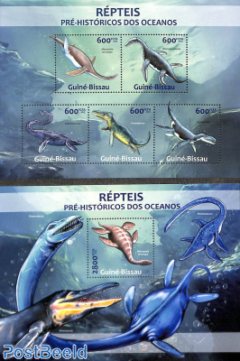 Prehistoric ocean animals 2 s/s