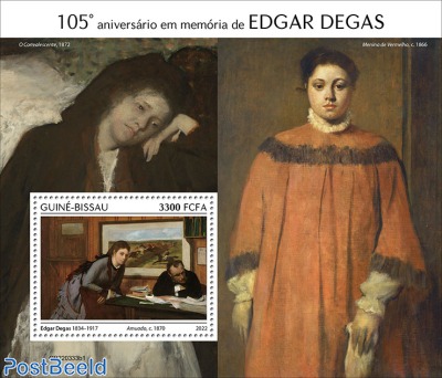 105th memorial anniversary of Edgar Degas