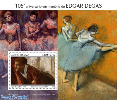 105th memorial anniversary of Edgar Degas