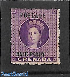 HALF-PENNY, stamp out of set, without gum