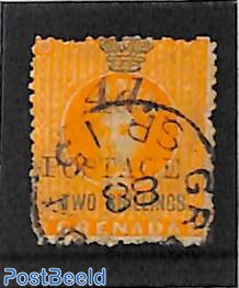 4d. postage overprint, used