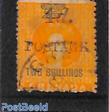 4d POSTAGE overprint, used