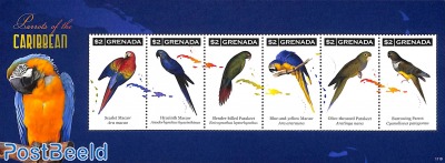 Parrots of the Caribbean 6v m/s