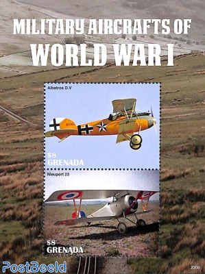 Military aircrafts of World War I 2v m/s